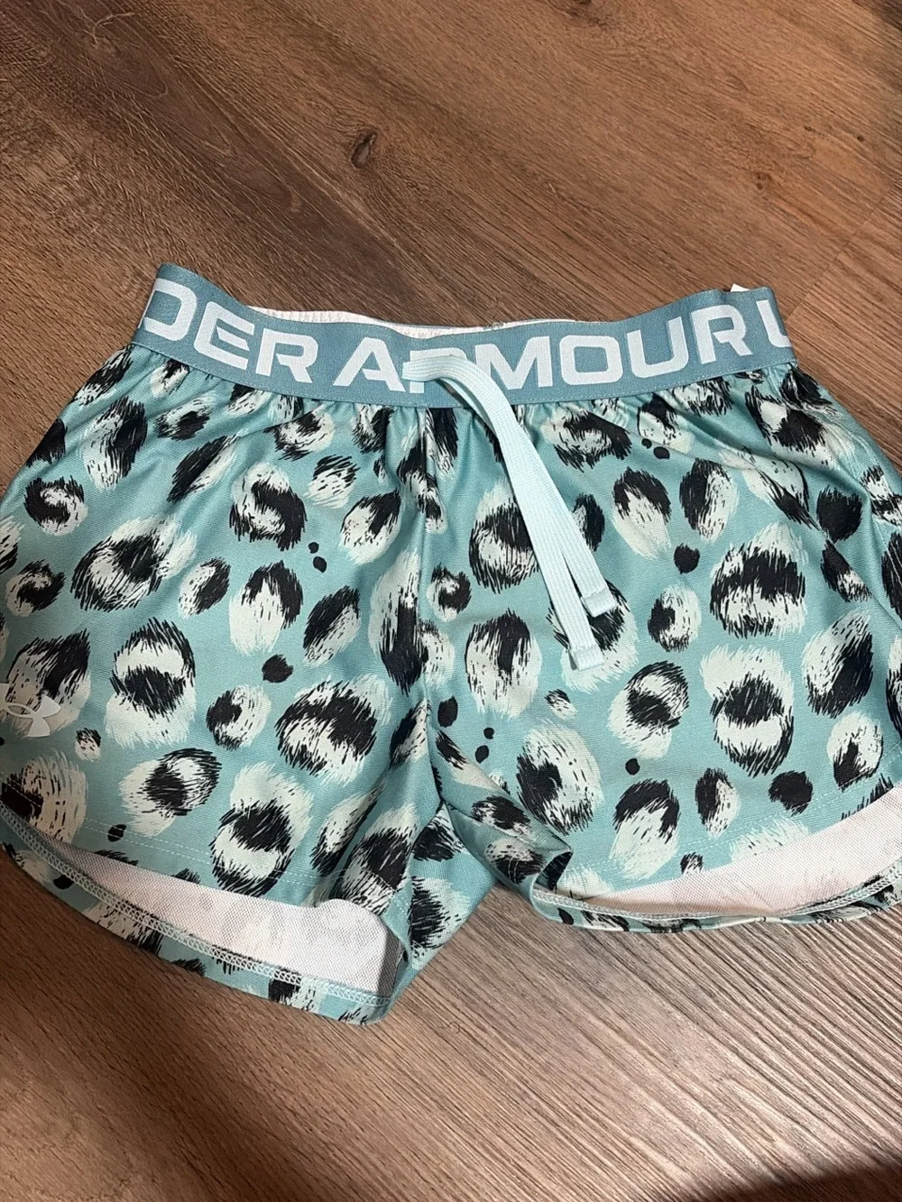 Under Armour Aqua Leopard Print Training Shorts